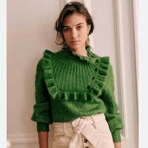 Sezane Chiara mohair wool sweater size S